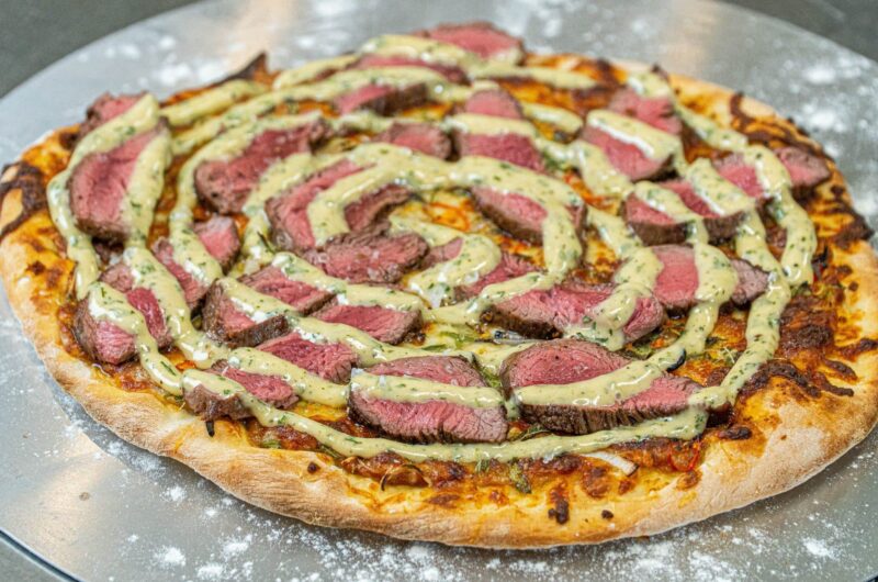 Bøf Bearnaise Pizza